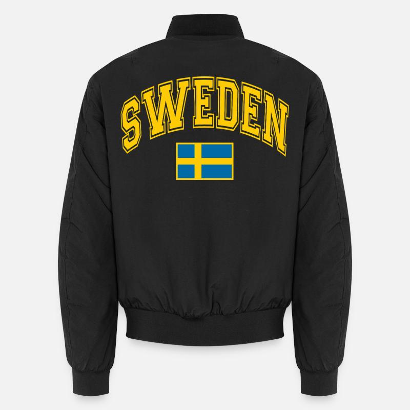 Drapeau de la Suède Bomber unisexe
