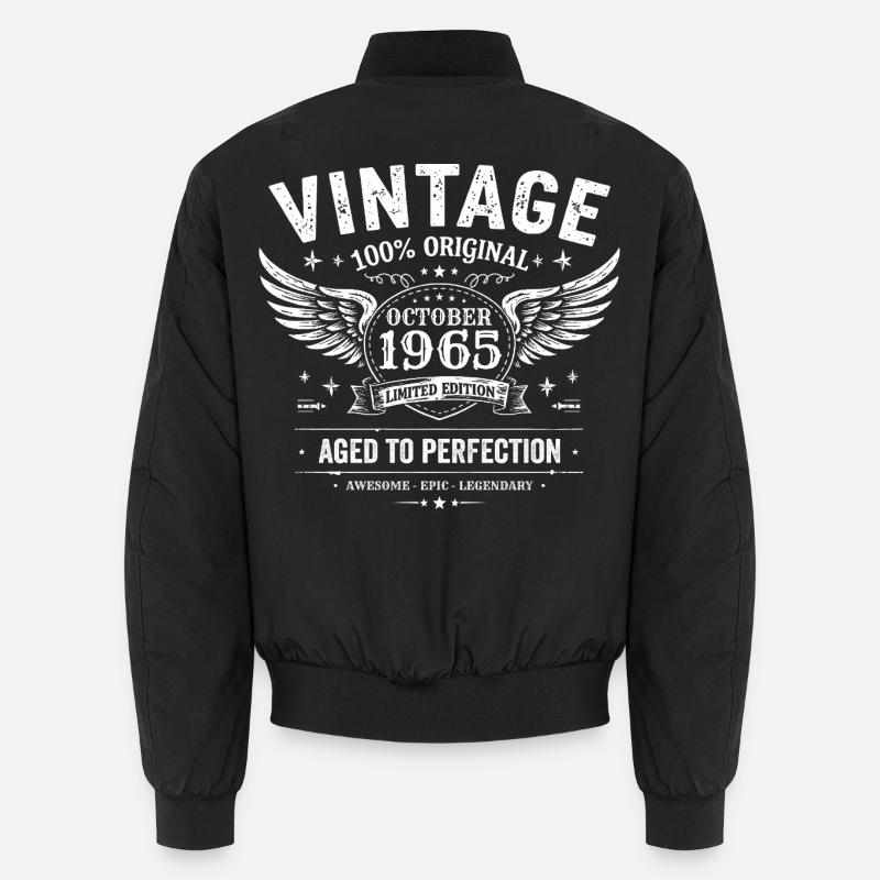 October 1965 | October 1965 Birthday Gift Unisex Bomber Jacket