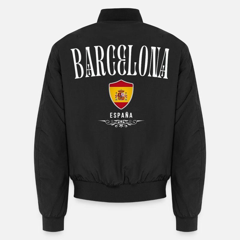 J’aime Barcelone, Barcelone Espagne Bomber unisexe