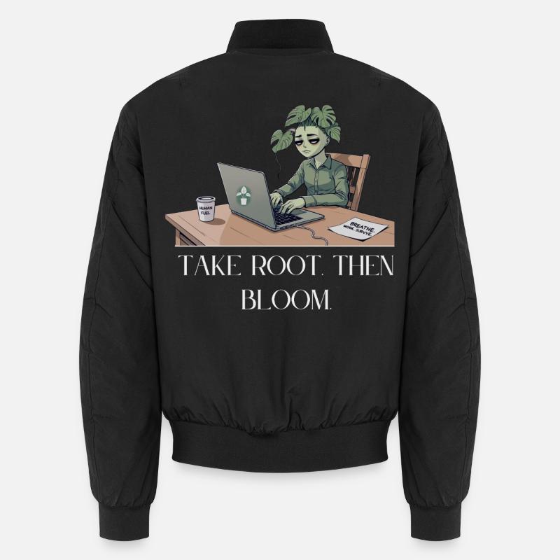 Putting down roots, then blossoming Unisex Bomber Jacket