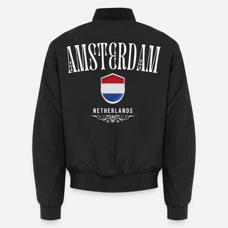 Amo Amsterdam, Amsterdam Netherlands Unisex Bomber Jacket