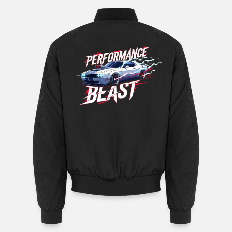 Muscle Car Performance Design - Unisex Bomber Jacket - black
