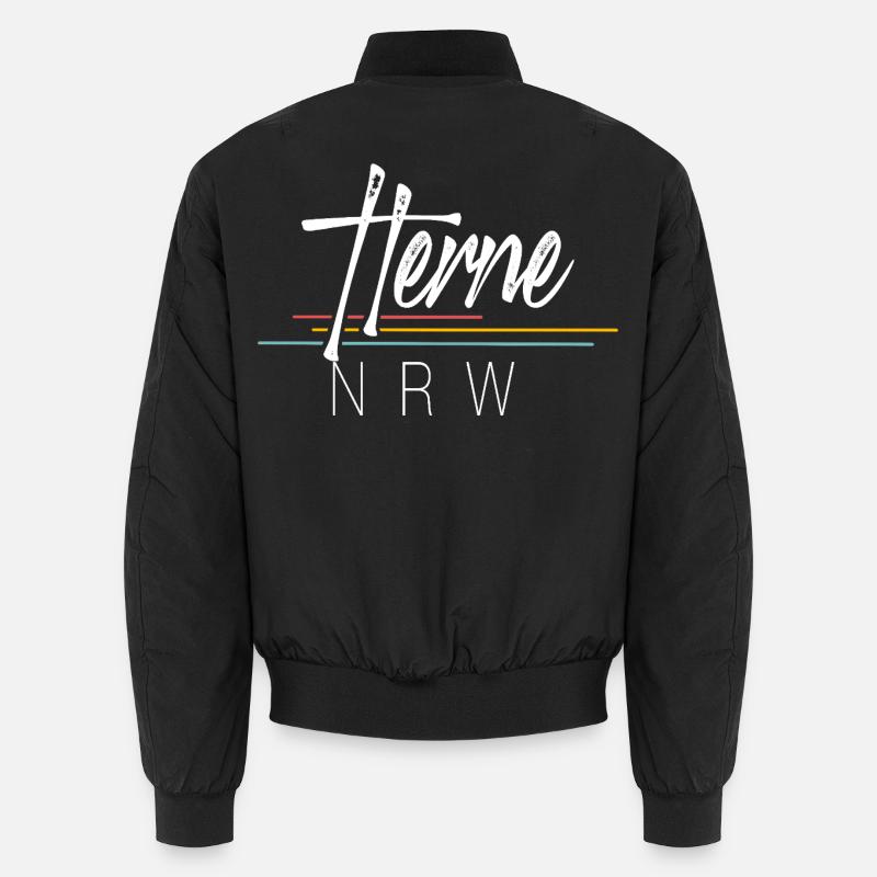 Herne - Unisex Bomber Jacket - black
