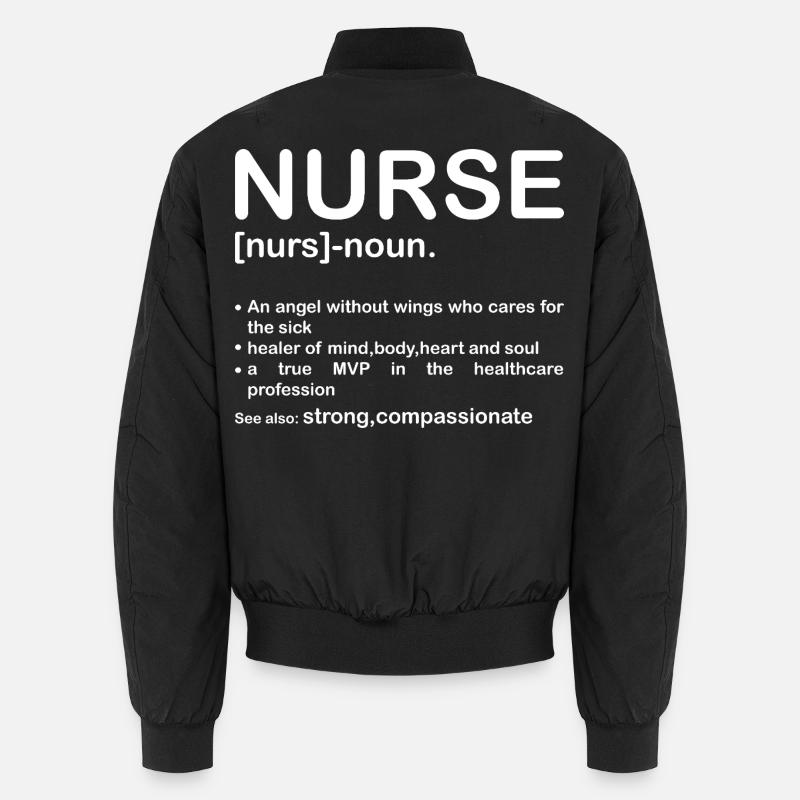 infirmier - Bomber unisexe - noir