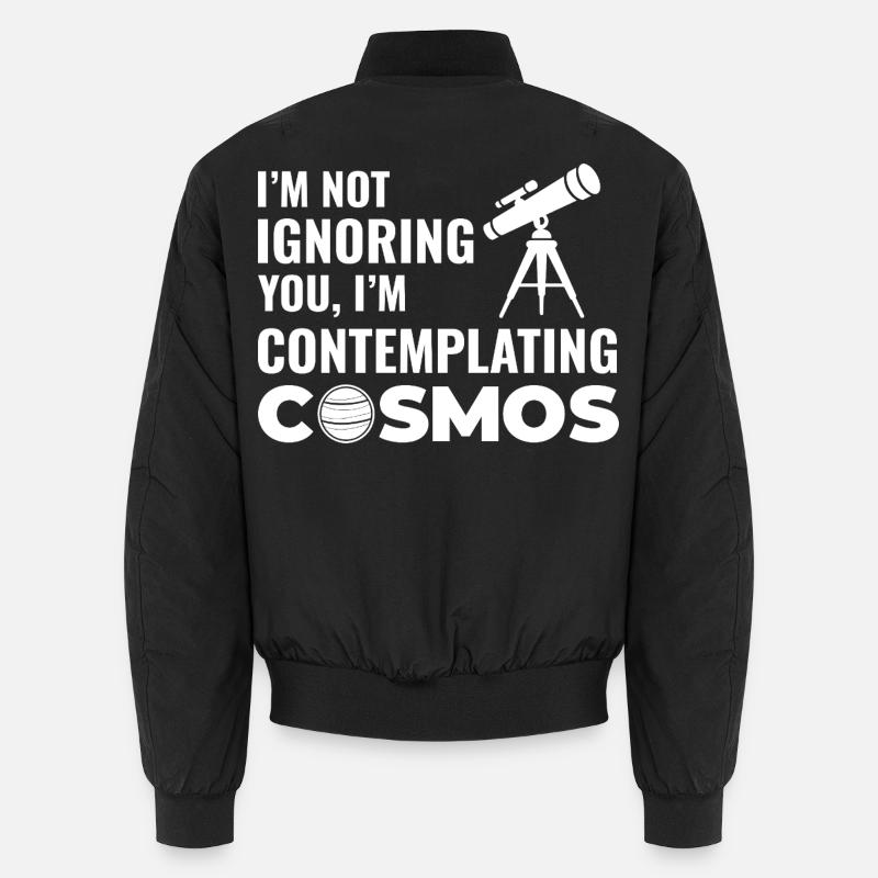 Astronomy Solar System Design  - Unisex Bomber Jacket - black