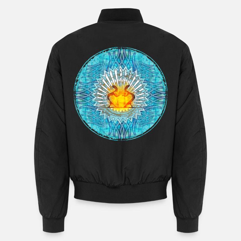 Holy Flame Mandala Design Ibiza Bomber unisexe