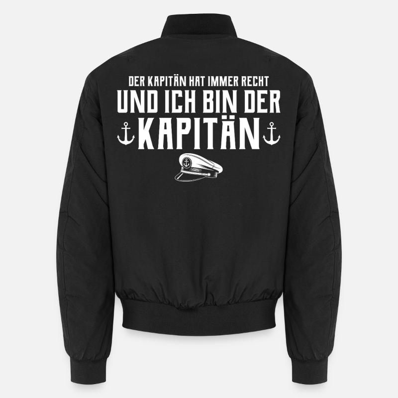 Motorboat captain is always right - Sailor Unisex Bomber Jacket