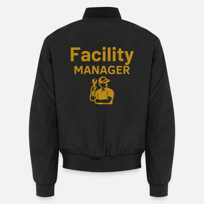 Facility Manager - Unisex Bomberjacke - Schwarz