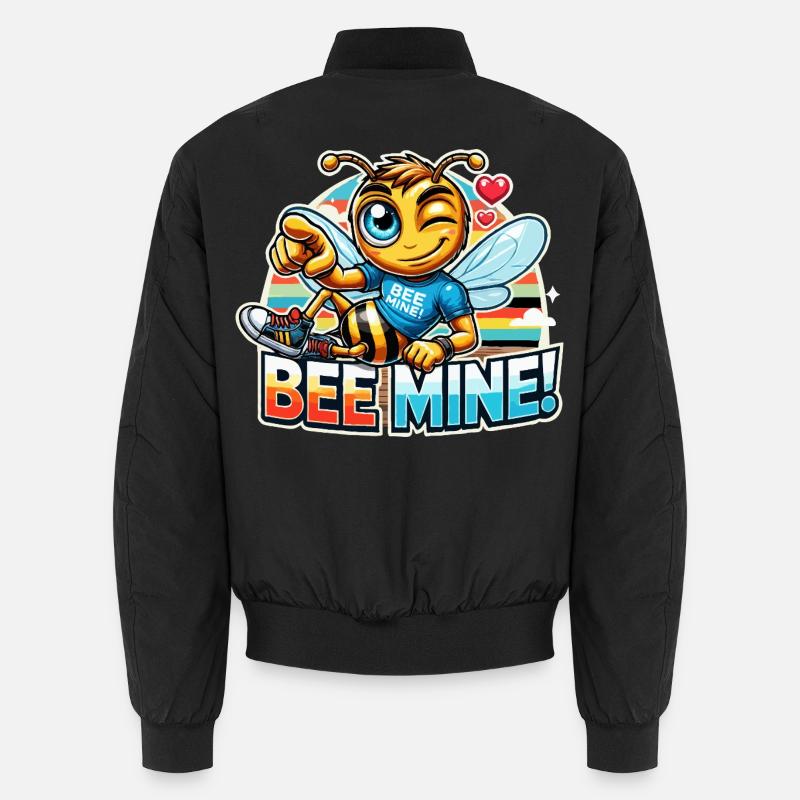 Bee Mine al maschile - Giacca bomber unisex - nero