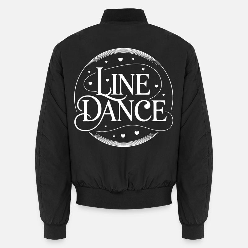 Line Dance Motivational Design Unisex Bomber Jacket