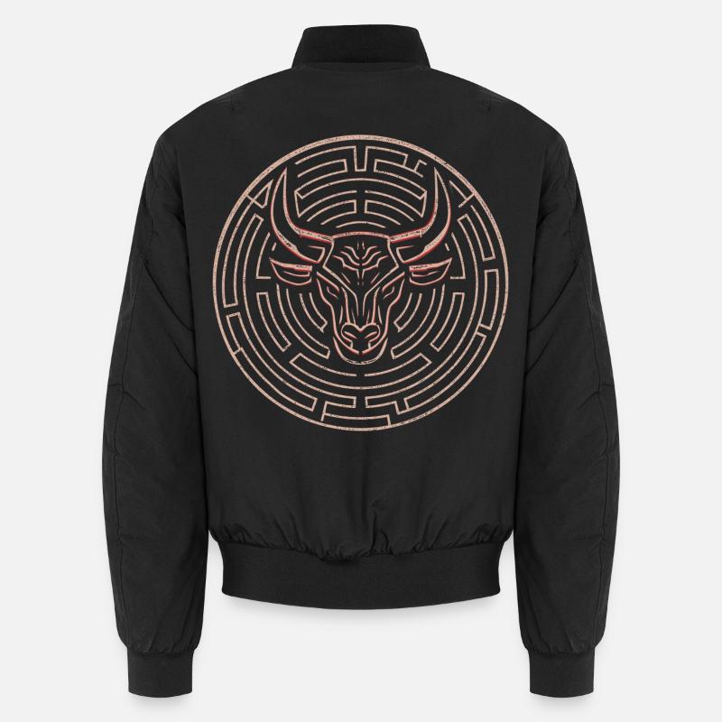 Labyrinth Minotaurus Unisex Bomberjacke