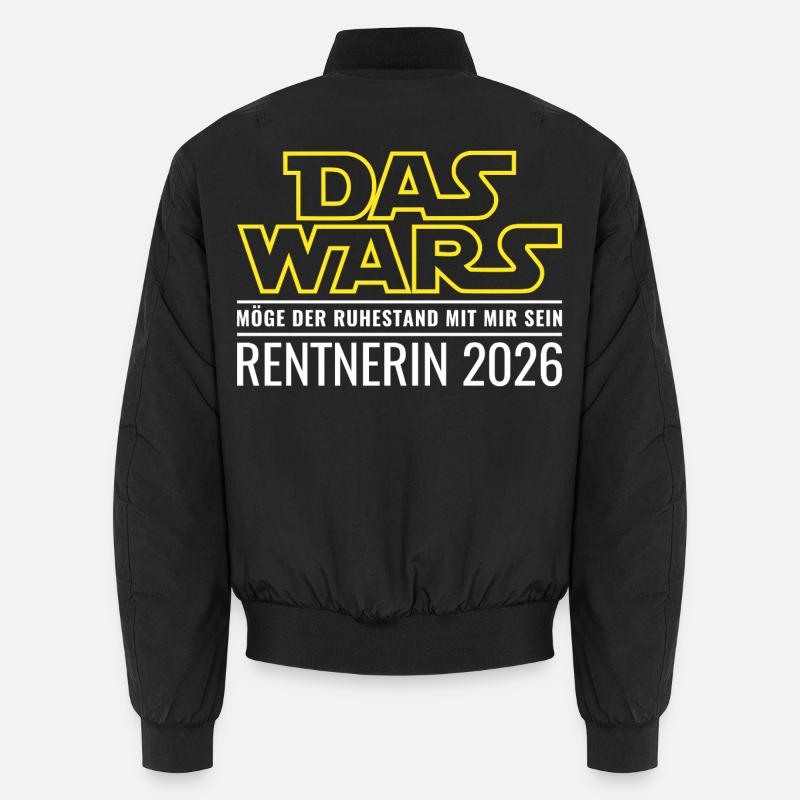 Pensioner 2026 Retirement That's It Pension Gift Unisex Bomber Jacket