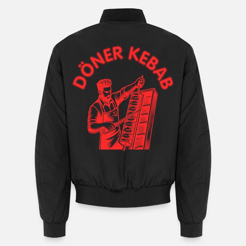 Döner Kebab Unisex Bomberjacke