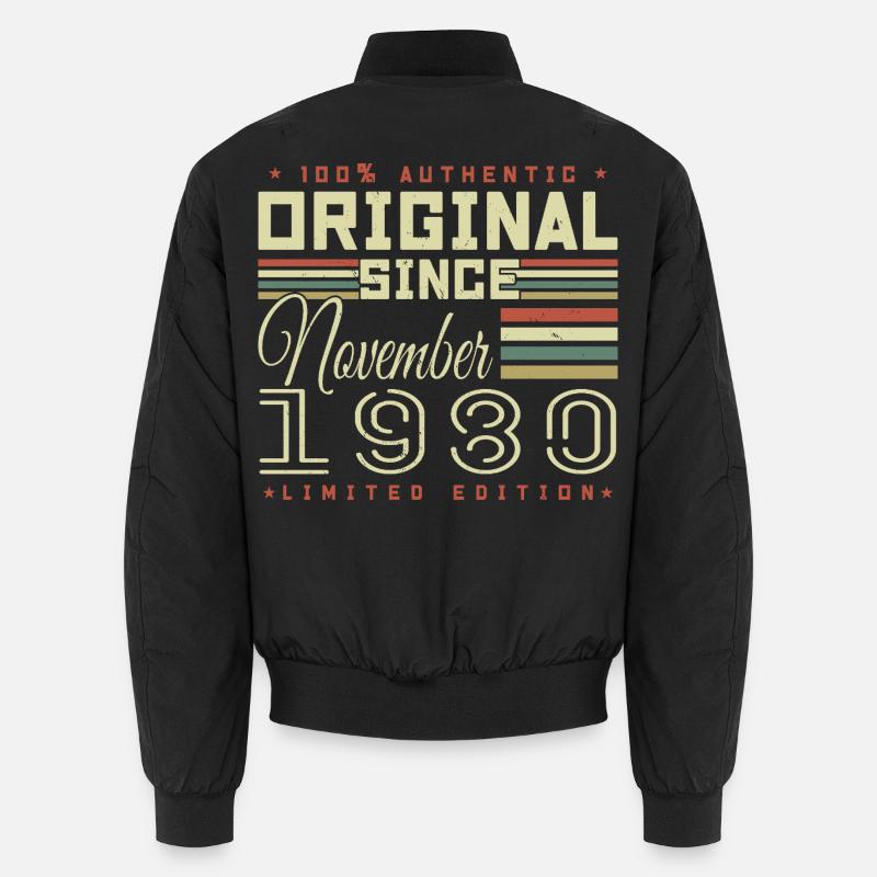 November 1980 Geburtstagsgeschenk Unisex Bomberjacke