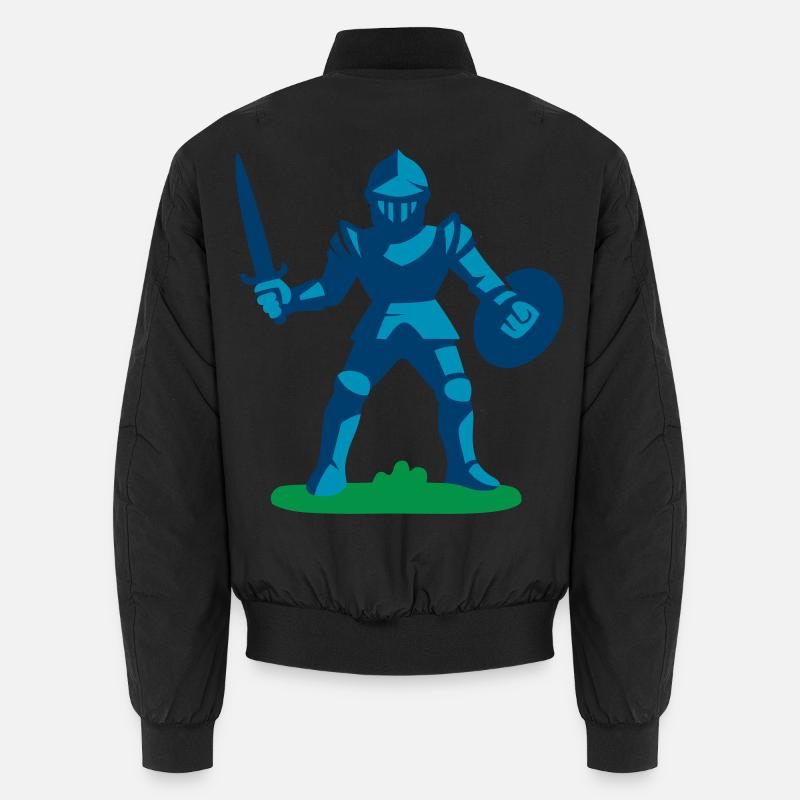 Wächter des Ritterwegs - Unisex Bomberjacke - Schwarz