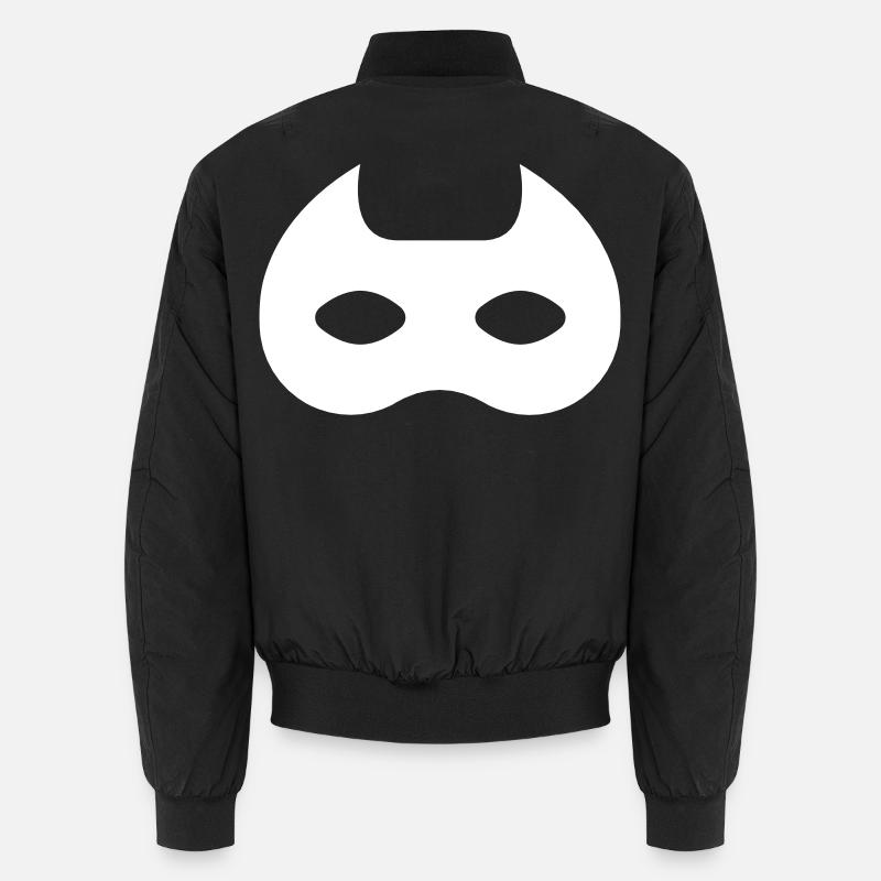Masque d’un super-héros - Bomber unisexe - noir