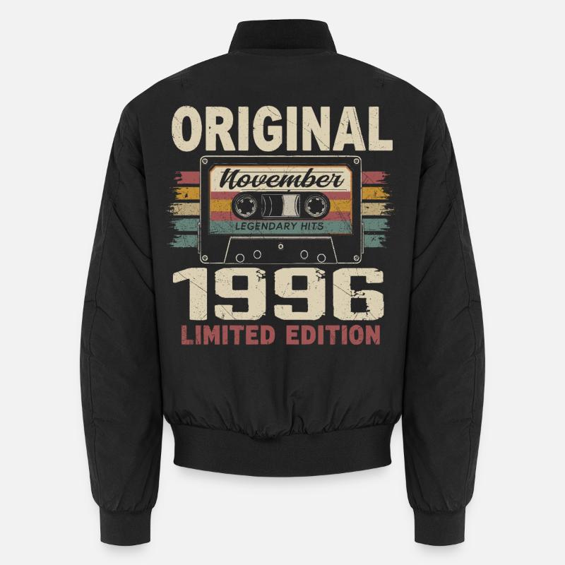 November 1996 Geschenk November 1996 - Unisex Bomberjacke - Schwarz