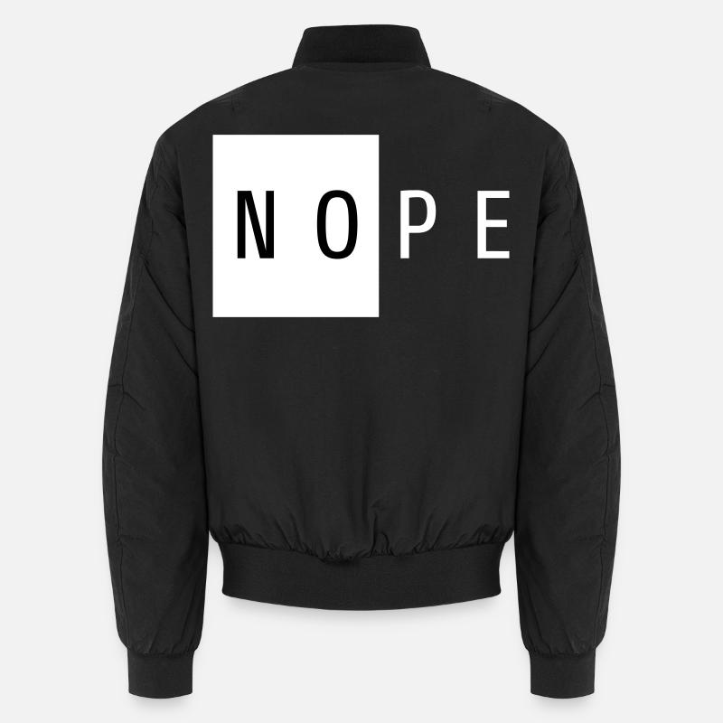 Nope Cadeau Blanc Bomber unisexe