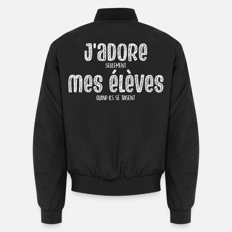 École Humour Prof Enseignant Bomber unisexe
