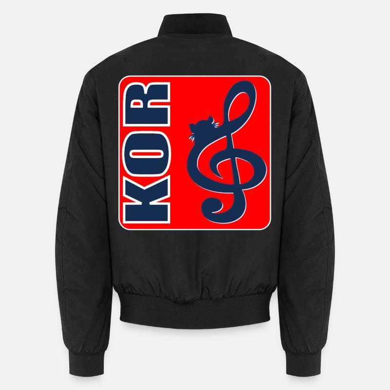 Katzenchor - Unisex Bomberjacke - Schwarz