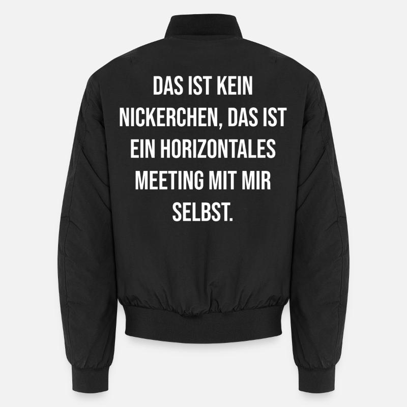 Horizont zum Selbst - Unisex Bomberjacke - Schwarz