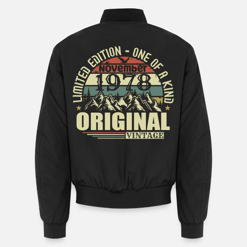 Birthday november 1978 Unisex Bomber Jacket