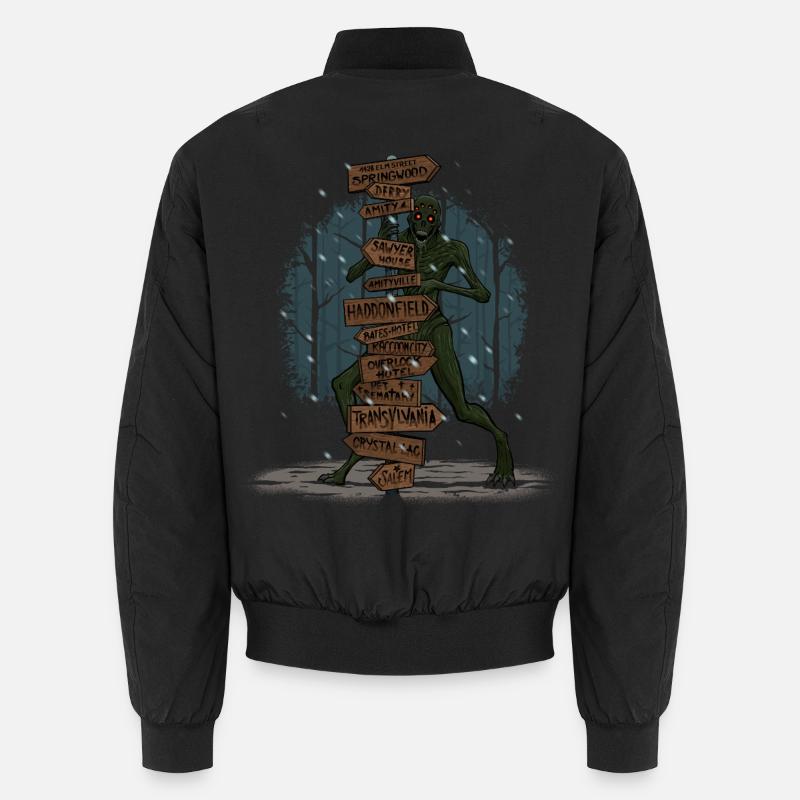 Böse Orte - Unisex Bomberjacke - Schwarz