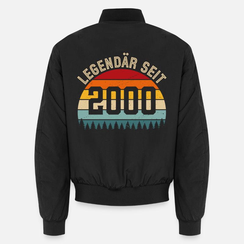 Légendaire depuis 2000 – Millésime 2000 - Bomber unisexe - noir