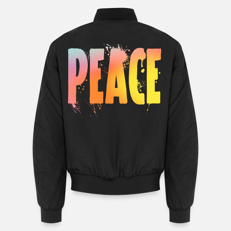 Peace Unisex Bomber Jacket
