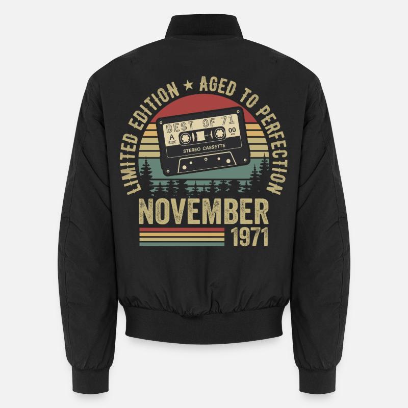 November 1971 Unisex Bomber Jacket