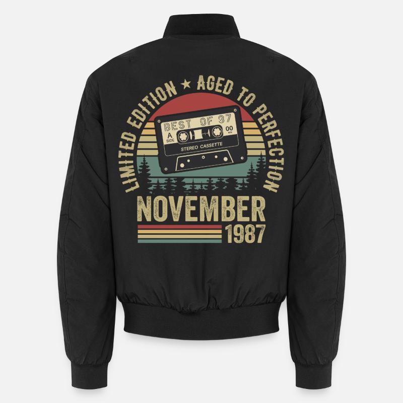 November 1987 - Unisex Bomberjacke - Schwarz