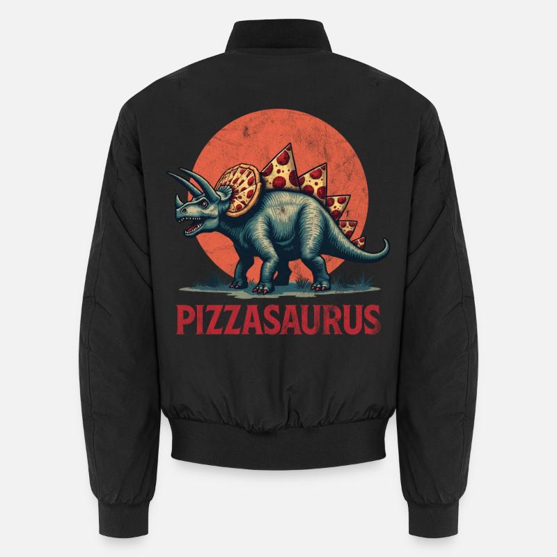 Pizzasaure - Bomber unisexe - noir