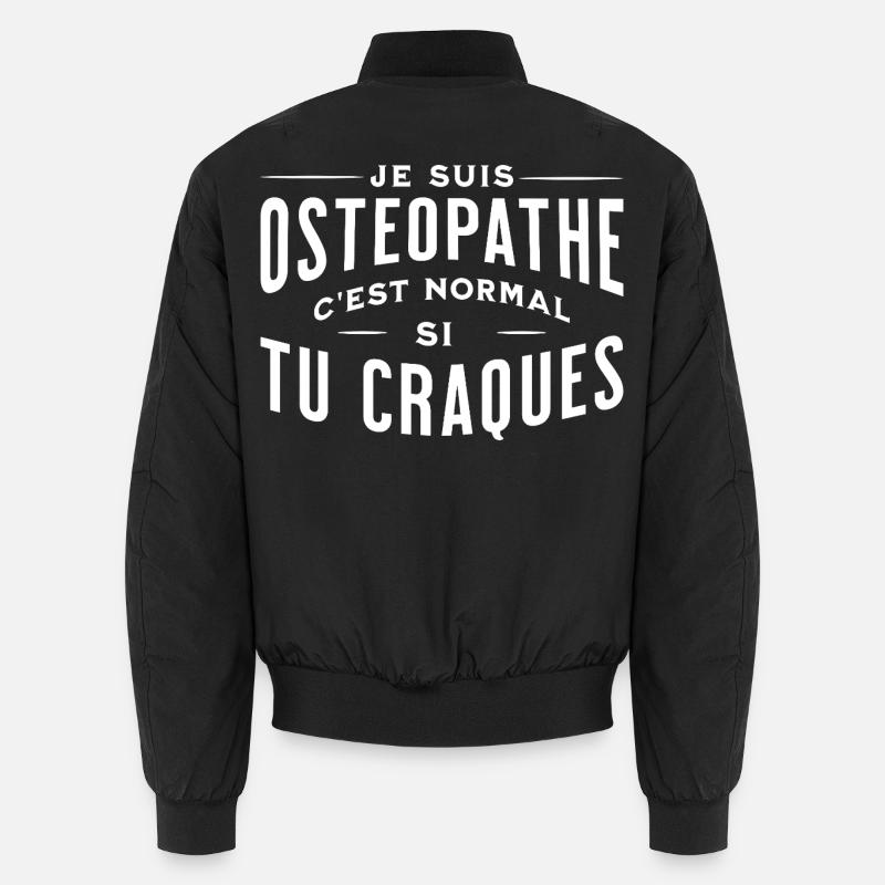 I am an osteopath Unisex Bomber Jacket