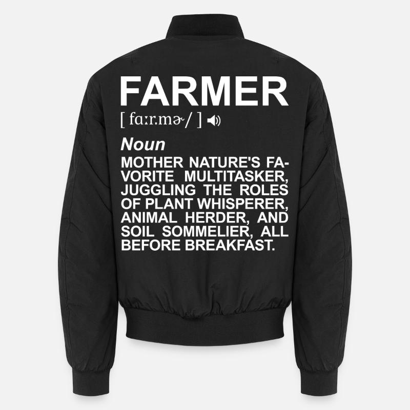 Bauer Begriffserklärung Unisex Bomberjacke