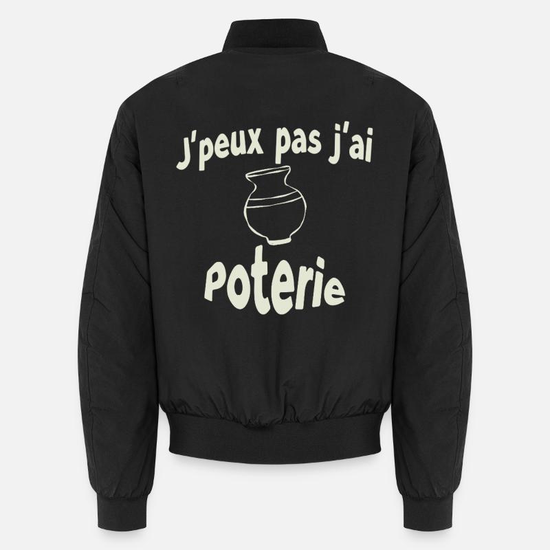 I can't I have pottery Unisex Bomber Jacket