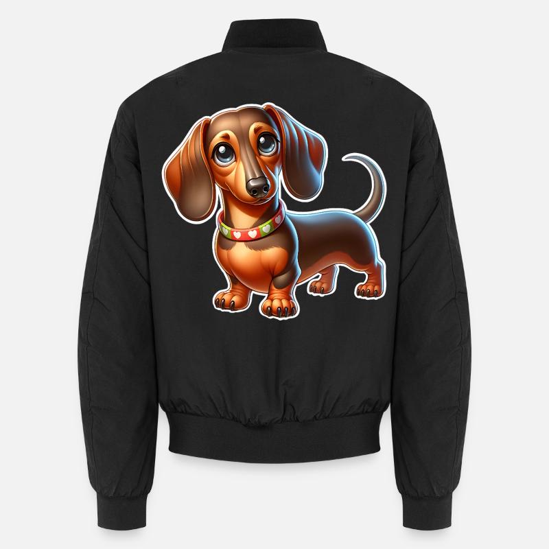 Dackel Unisex Bomberjacke