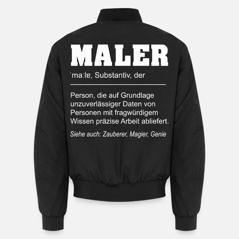Funny Definition Painter Profession Unisex Bomber Jacket