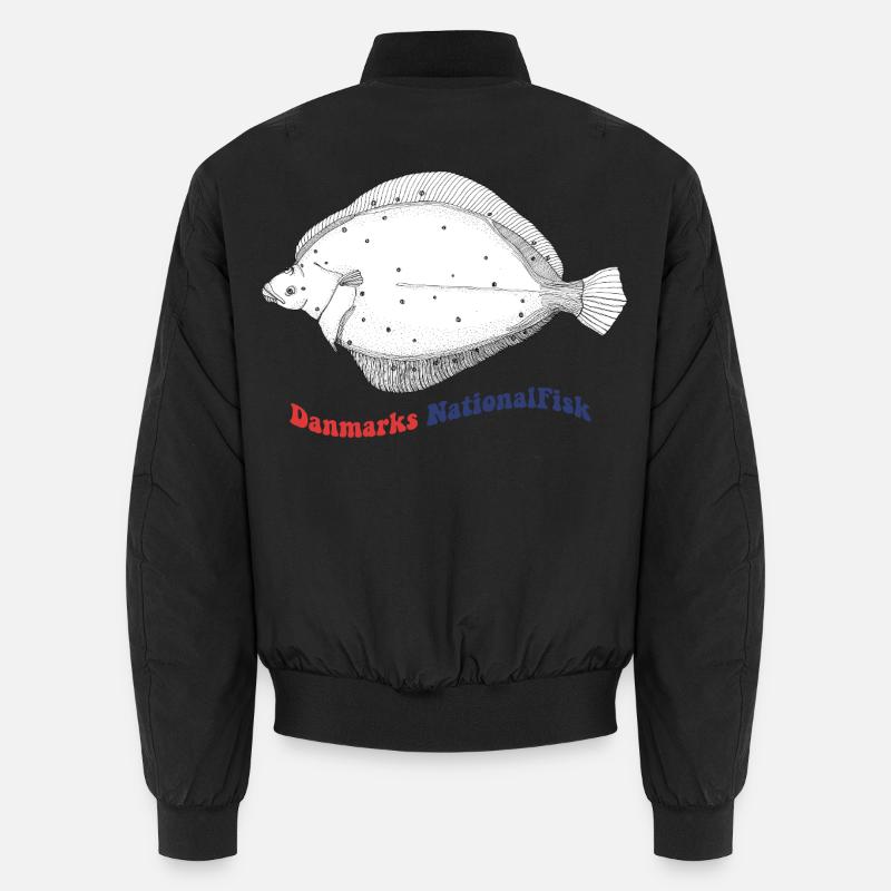 Denmark's National Fish Beet Spaette - Unisex Bomber Jacket - black