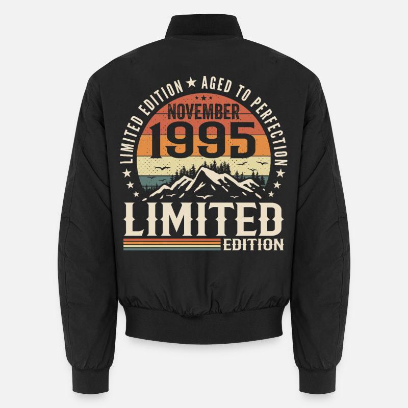 November 1995 Unique Retro Anniversary Unisex Bomber Jacket