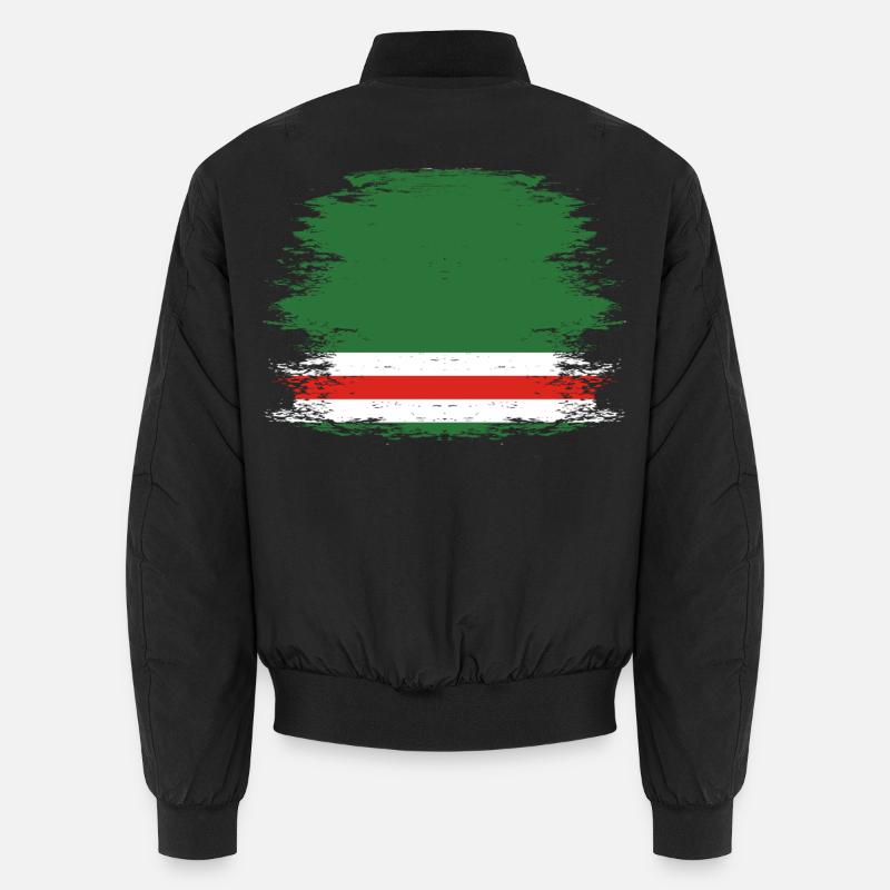 Tschetschenien Flagge used Unisex Bomberjacke