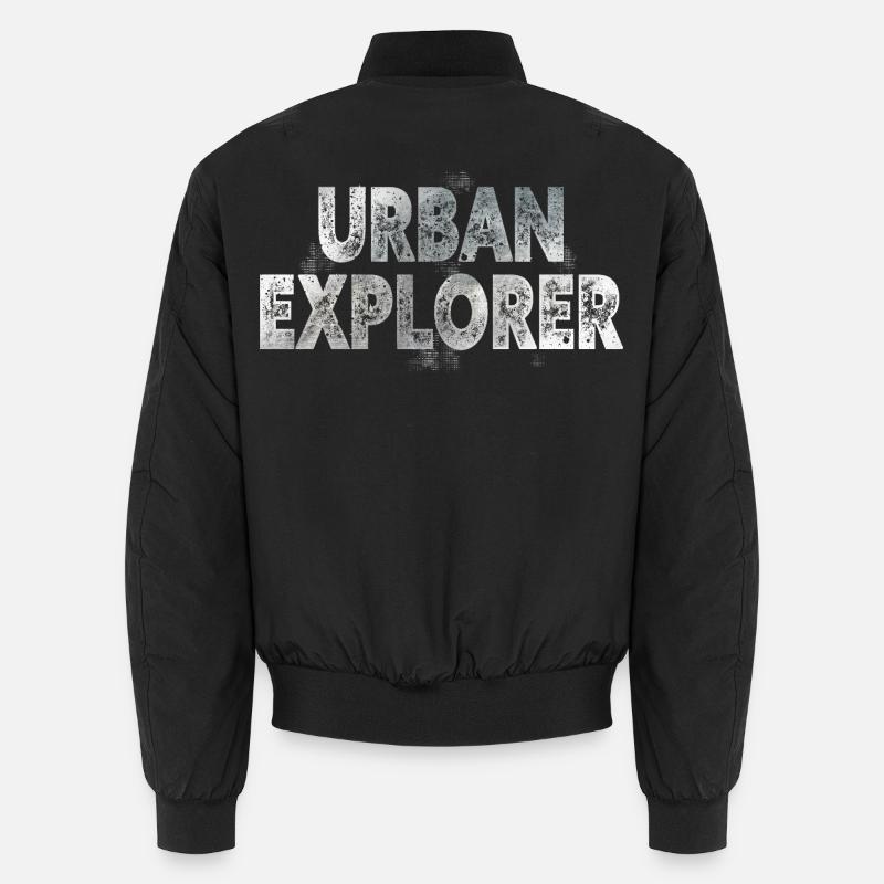 Urban Explorer - Unisex Bomberjacke - Schwarz