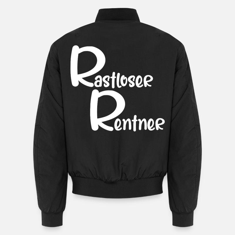 Rastlose Rentner Unisex Bomberjacke