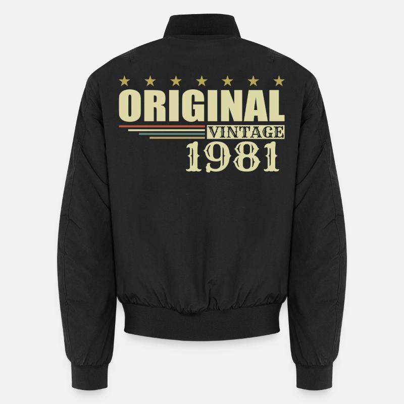 1981 Geburtstag 1981 Unisex Bomberjacke