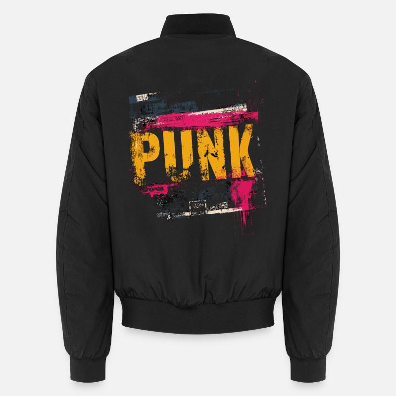 Punkrock - Unisex Bomberjacke - Schwarz