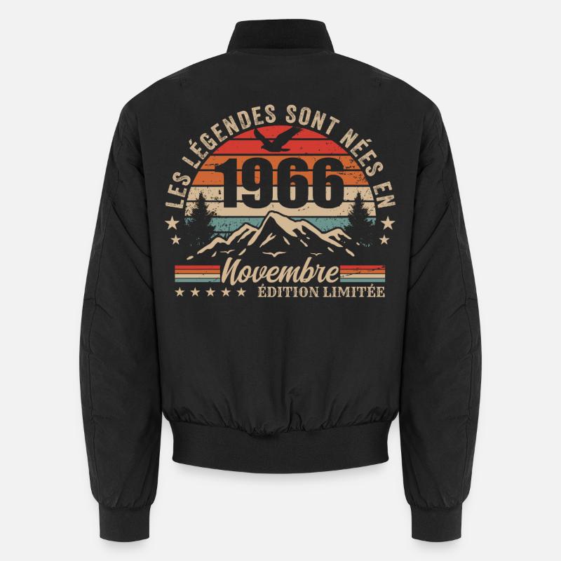 Awesome since November 1966 | November 1966 Unisex Bomber Jacket