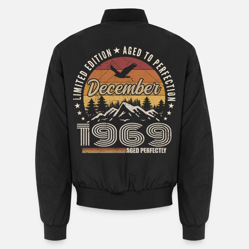 December 1969 Original Edition December Gift Unisex Bomber Jacket