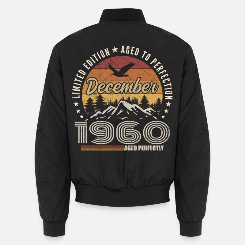 Dezember 1960 Originalausgabe Dezember-Geschenk Unisex Bomberjacke