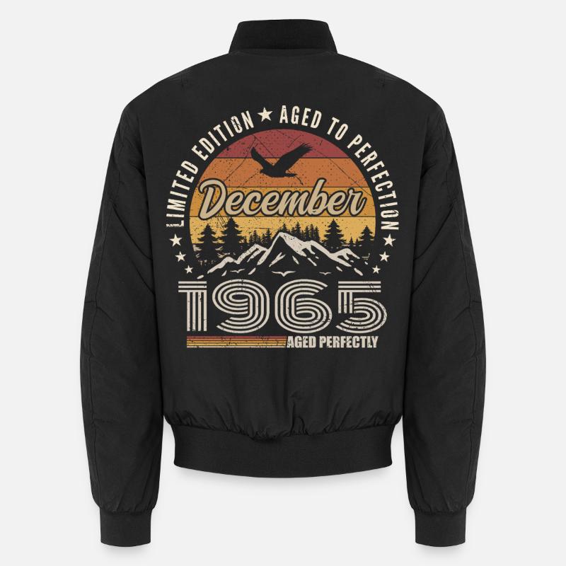 Dezember 1965 Originalausgabe Dezember-Geschenk Unisex Bomberjacke