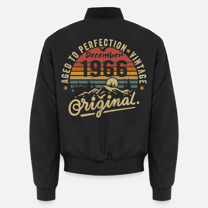 Legenden wurden im Dezember 1966 - Unisex Bomberjacke - Schwarz