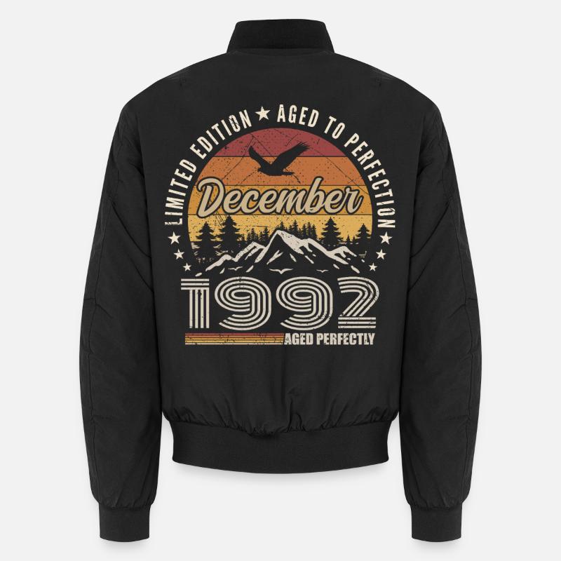 December 1992 Original Edition December Gift Unisex Bomber Jacket